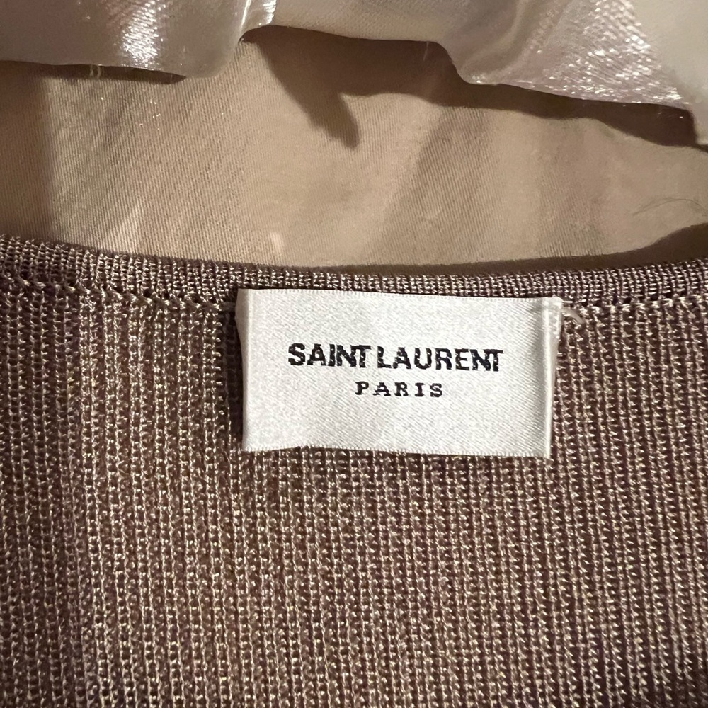 Sheer Saint Laurent top